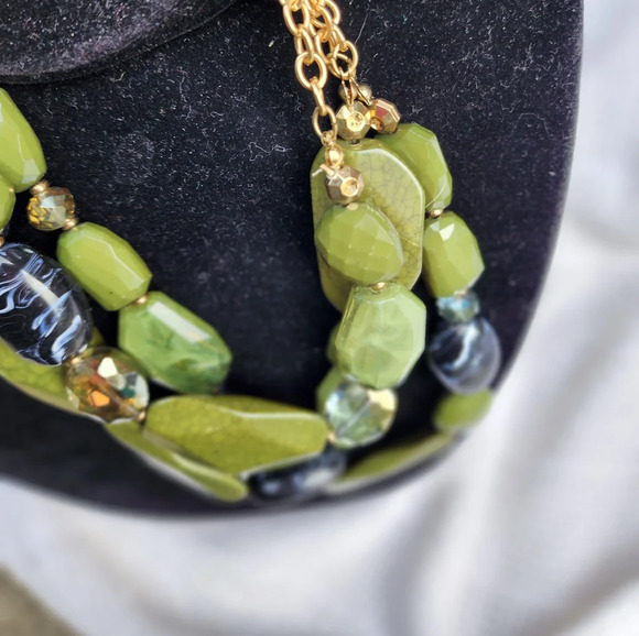 Sophia & Kate Green necklace and earrings NWT - Picture 2 of 10